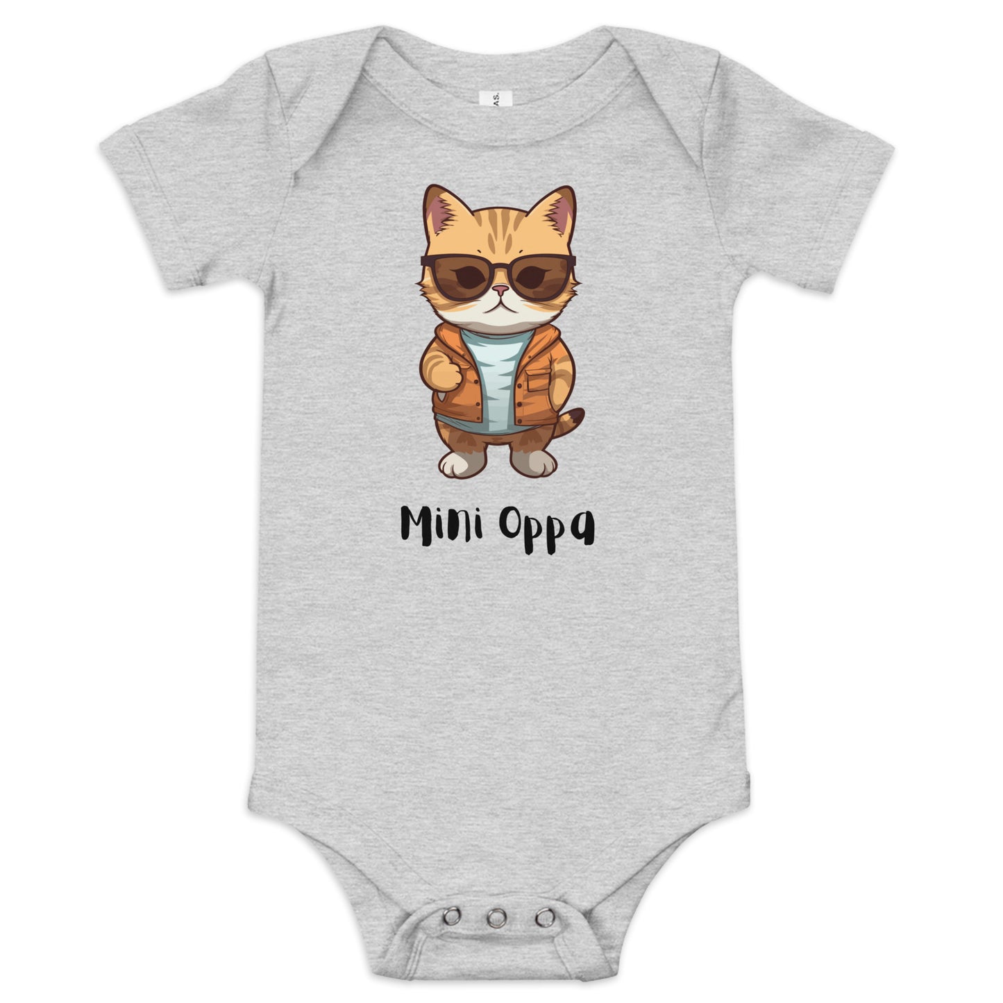 Mini Oppa cat onesie