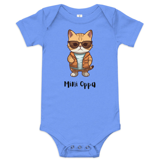 Mini Oppa cat onesie