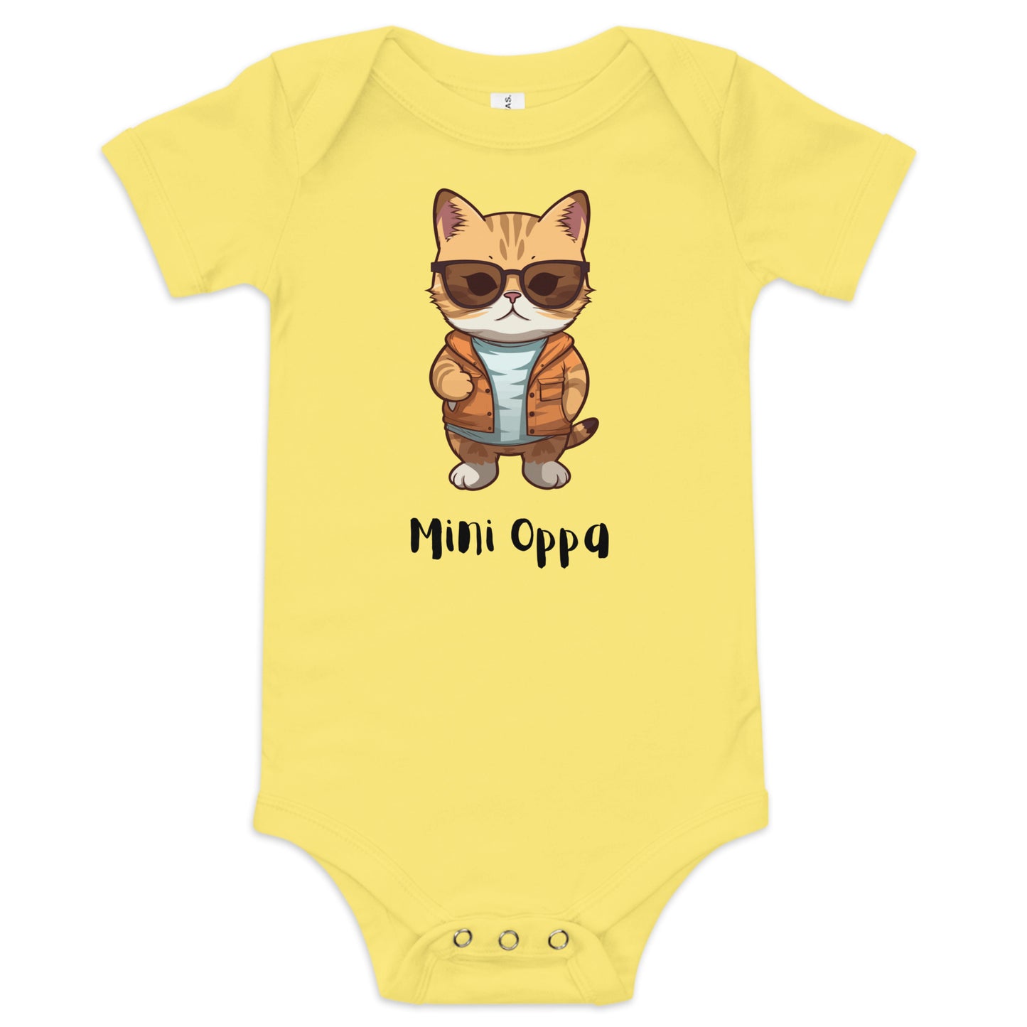 Mini Oppa cat onesie