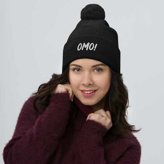 Omo (Oh My) Pom-Pom Beanie