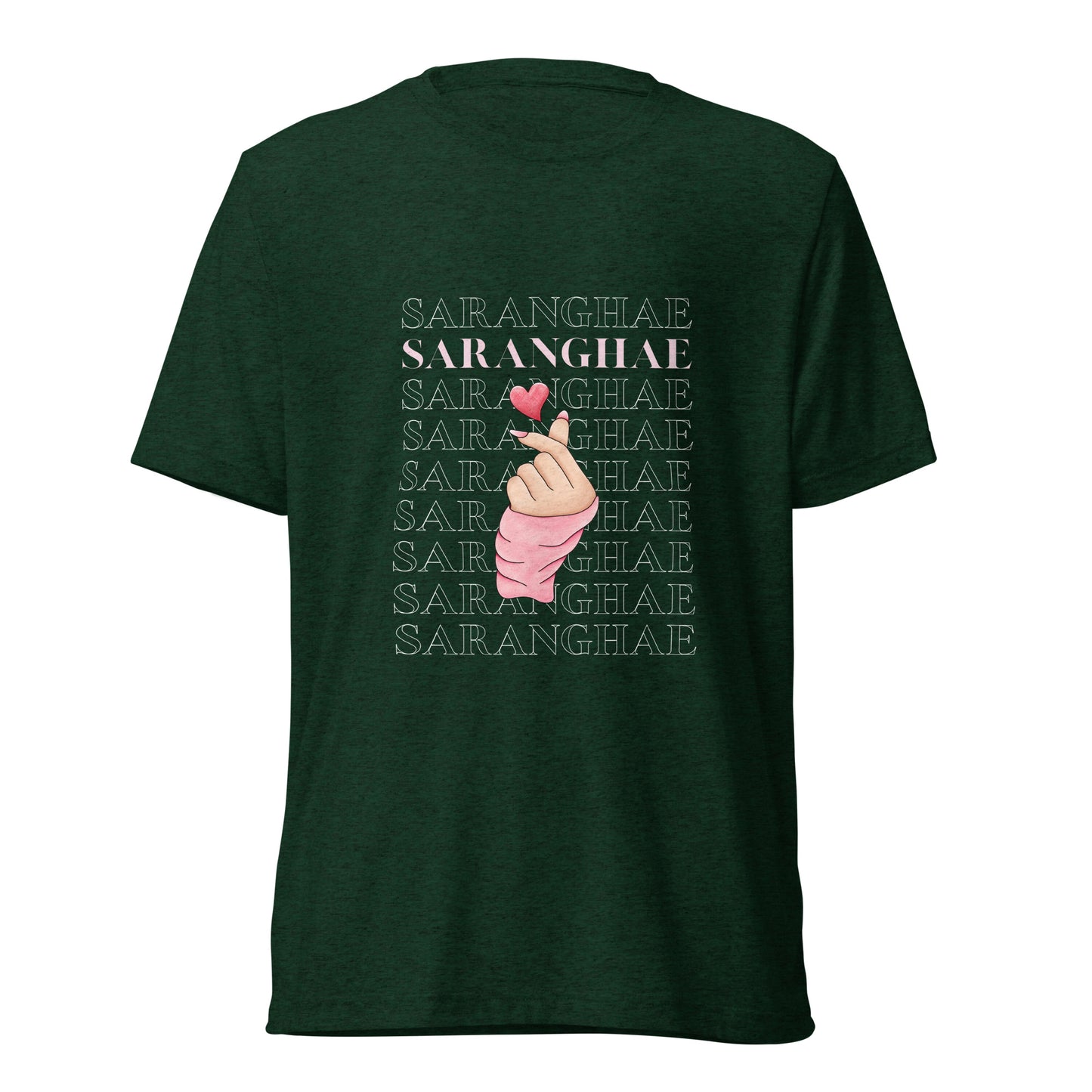 Saranghae finger heart t-shirt