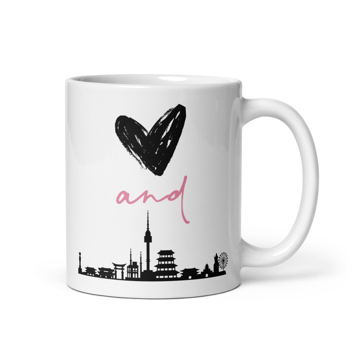 Heart and Seoul mug