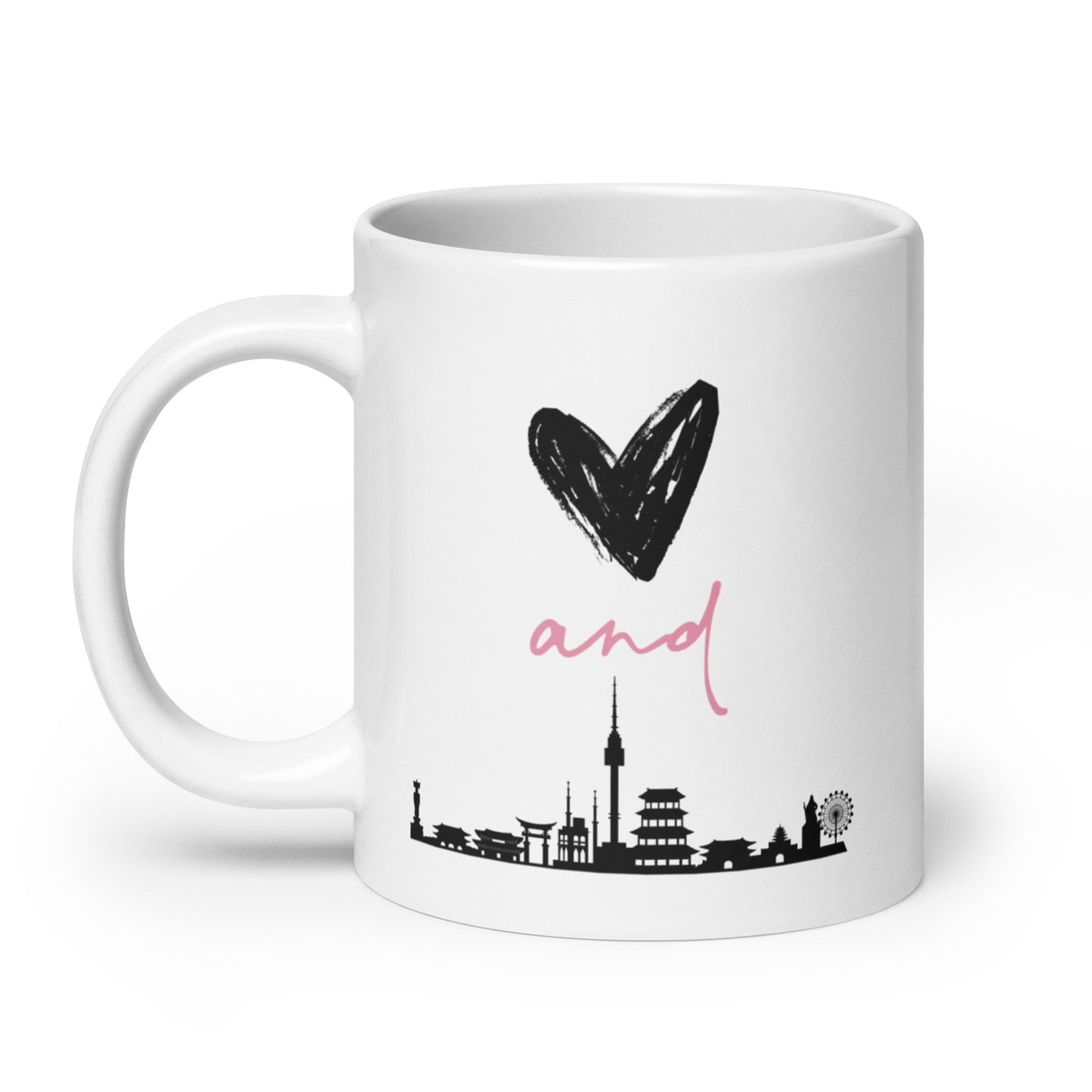 Heart and Seoul mug