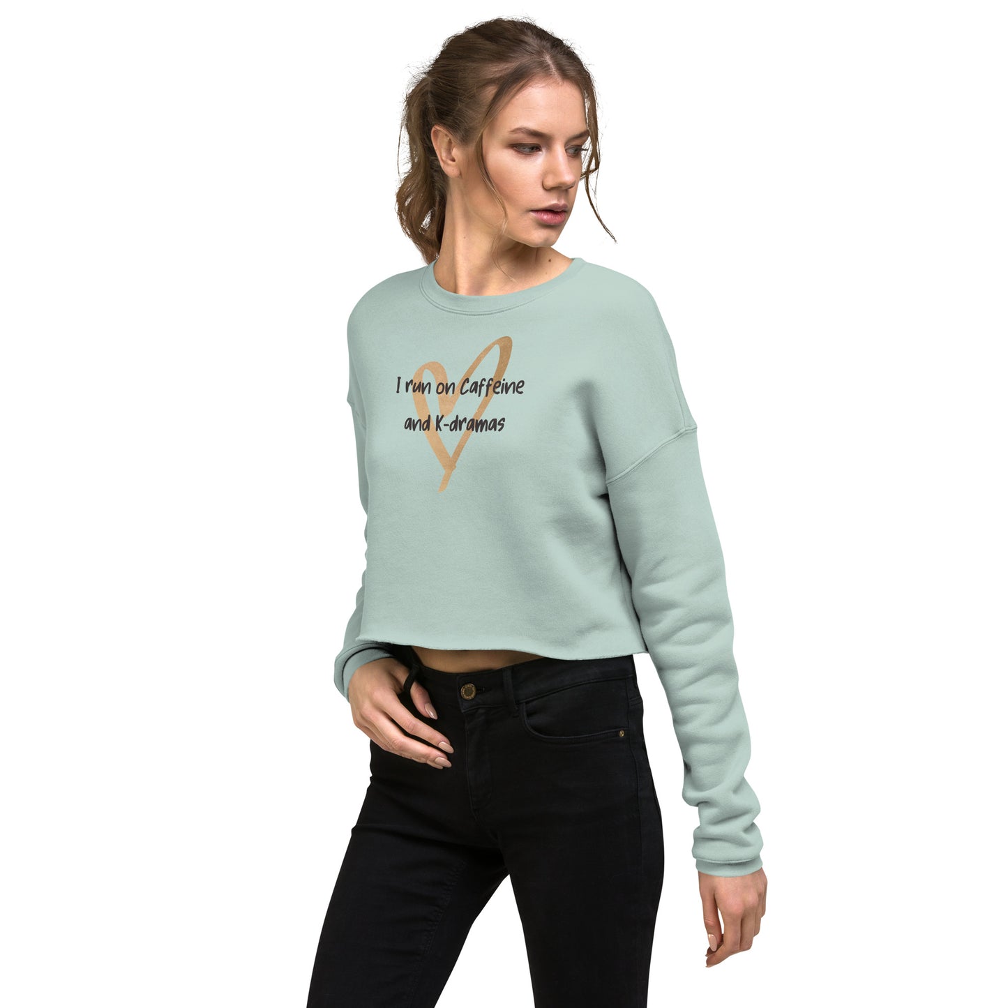 Caffeine Crop Sweatshirt